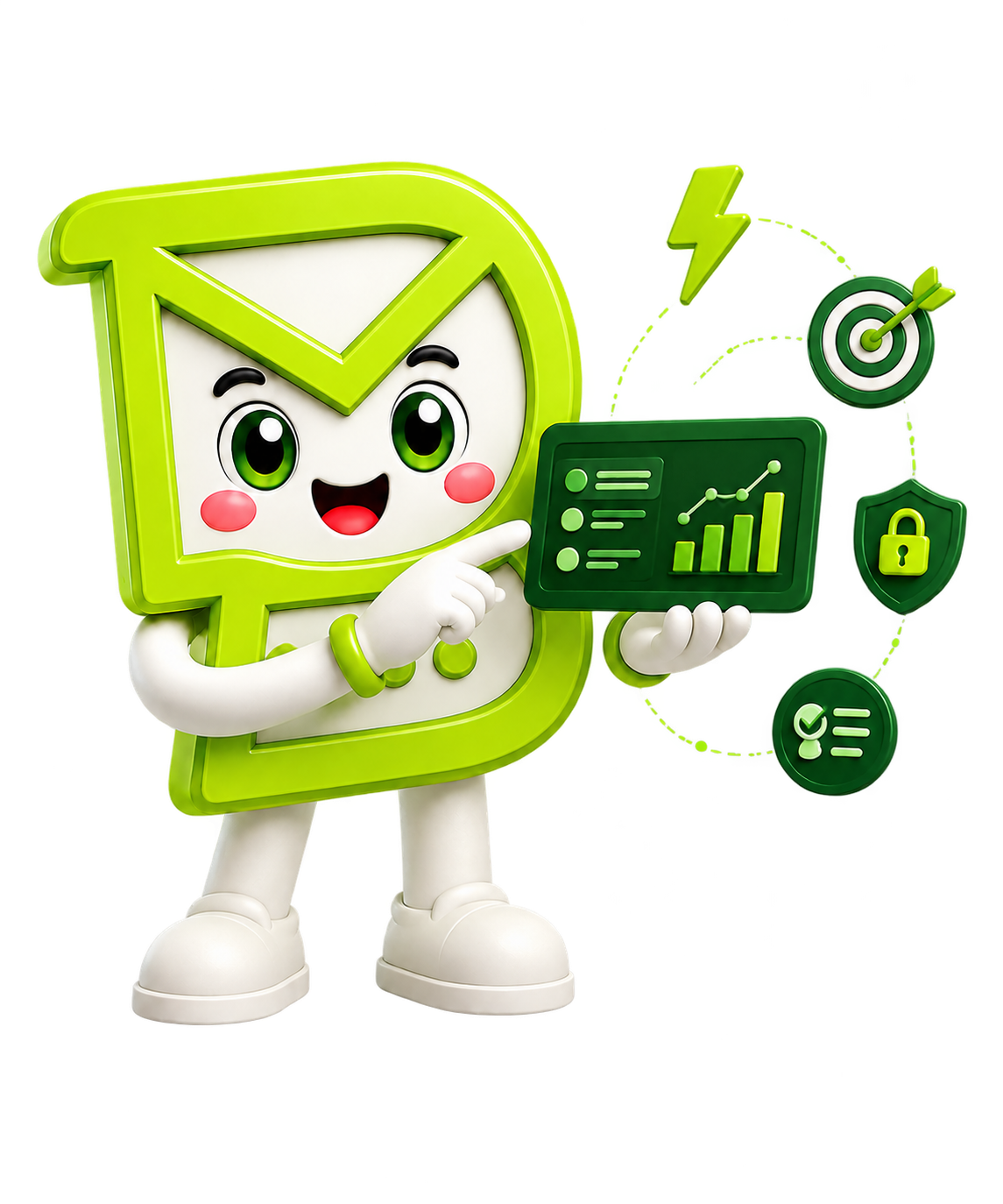 Mascot BlingSMS กำลังแนะนำเครื่องมือส่งข้อความ การกำหนดกลุ่มเป้าหมาย การติดตามผล และความปลอดภัย